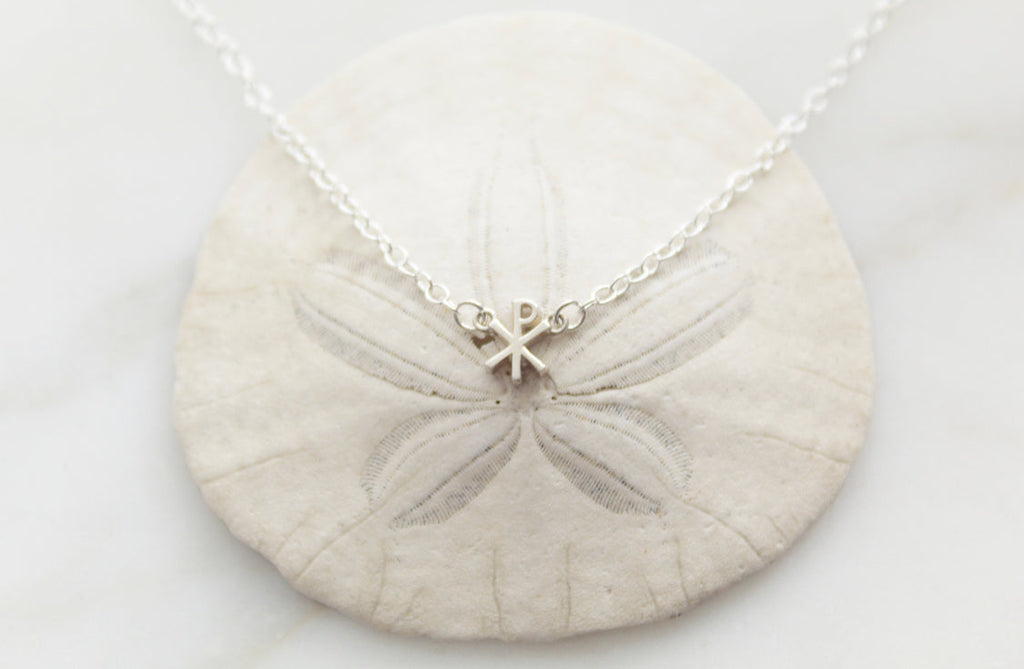 Chi Rho necklace in Sterling Silver