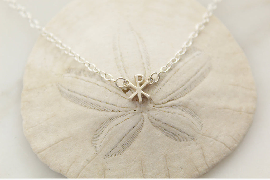 Chi Rho necklace in Sterling Silver