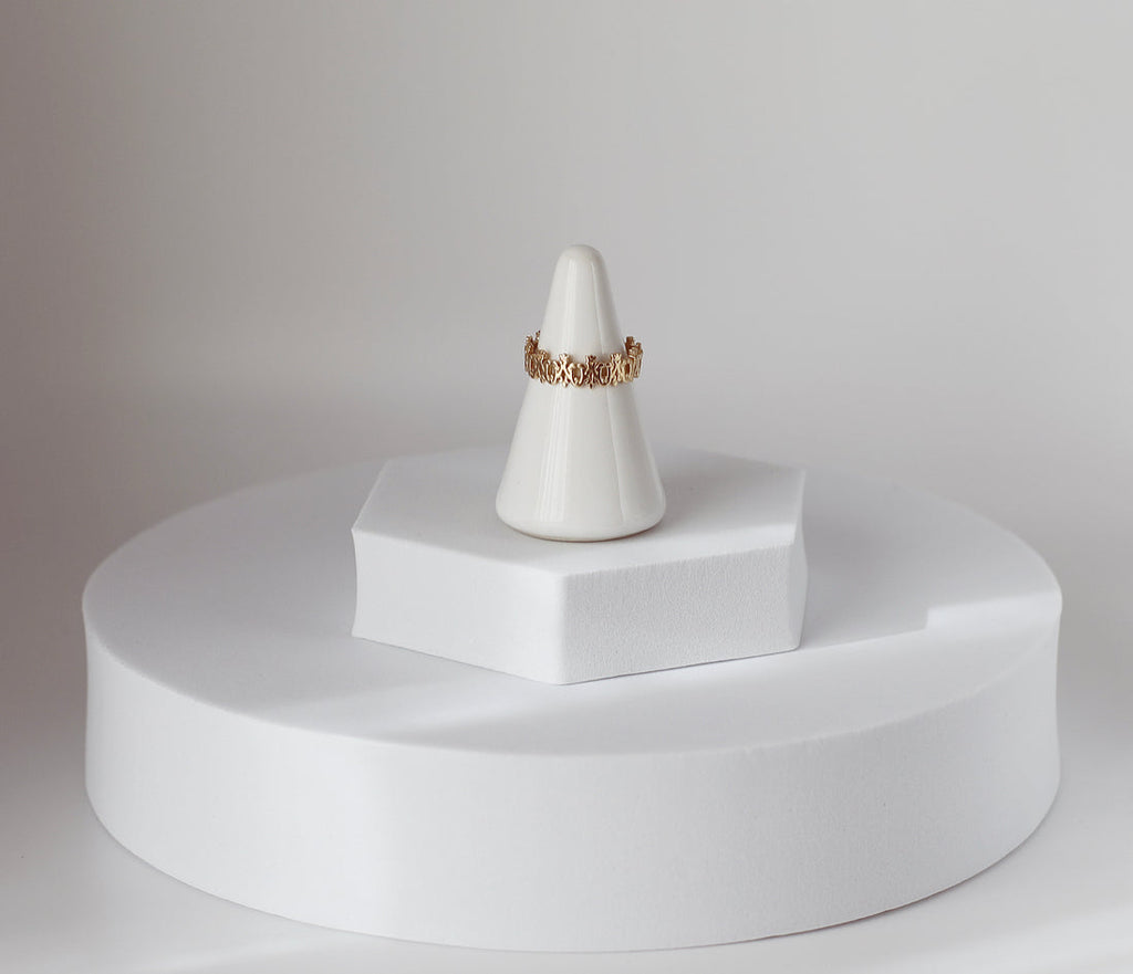 Maria Auspice Ring in 14K Gold