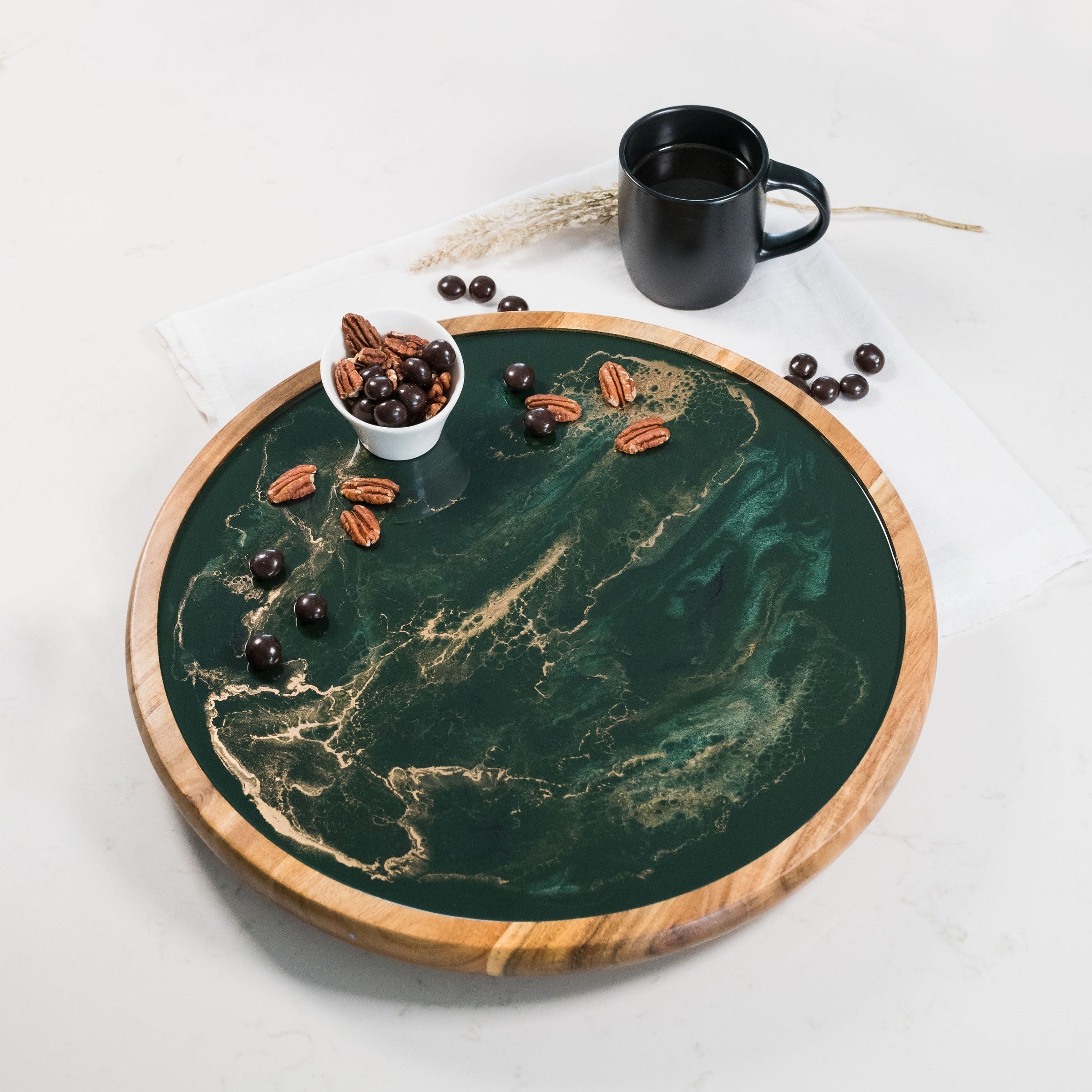 Acacia Lazy Susan