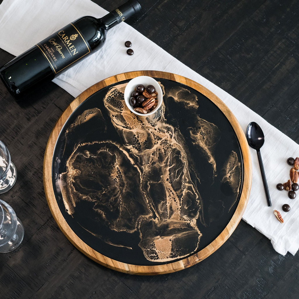 Acacia Lazy Susan