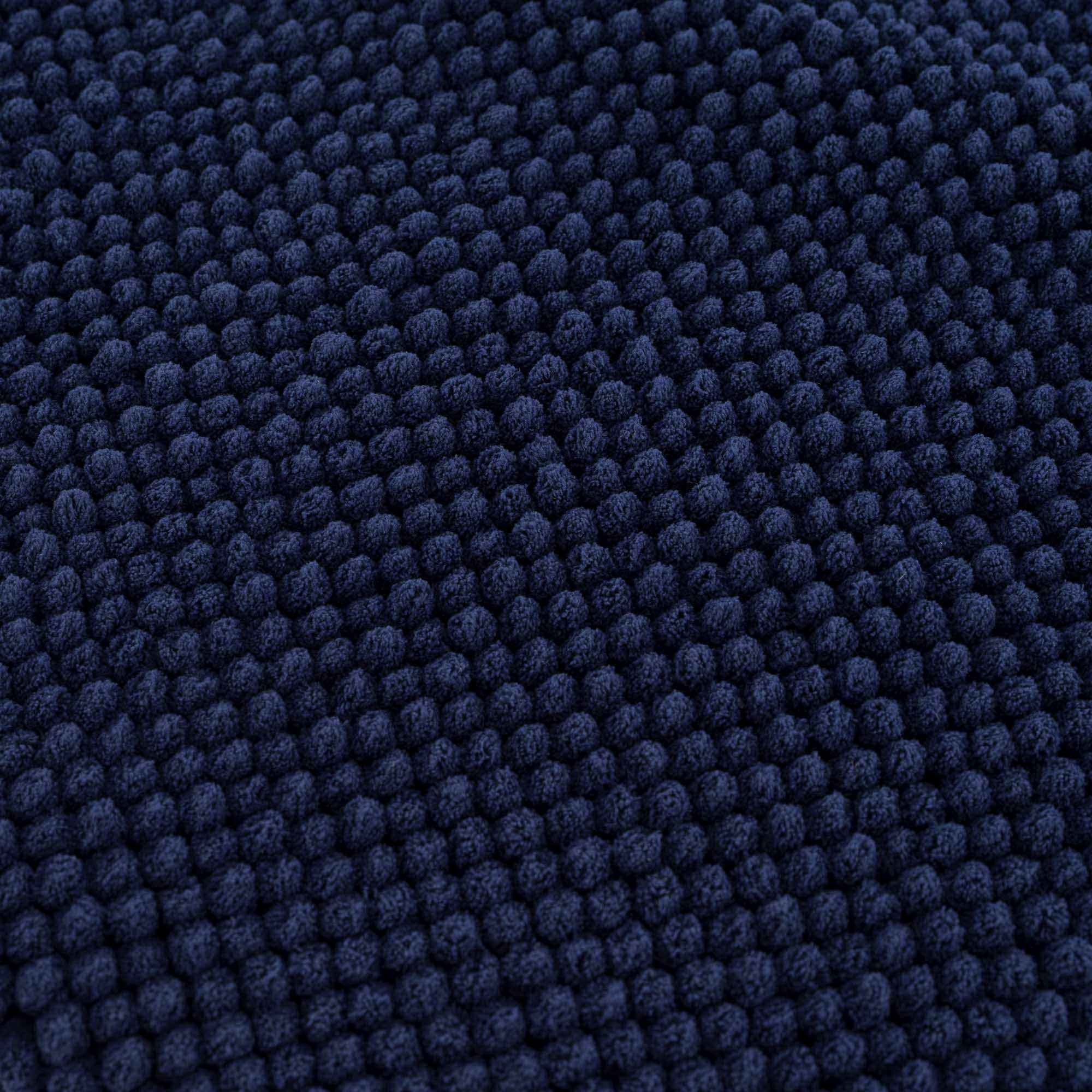 Washable Bath Mat, Navy Blue