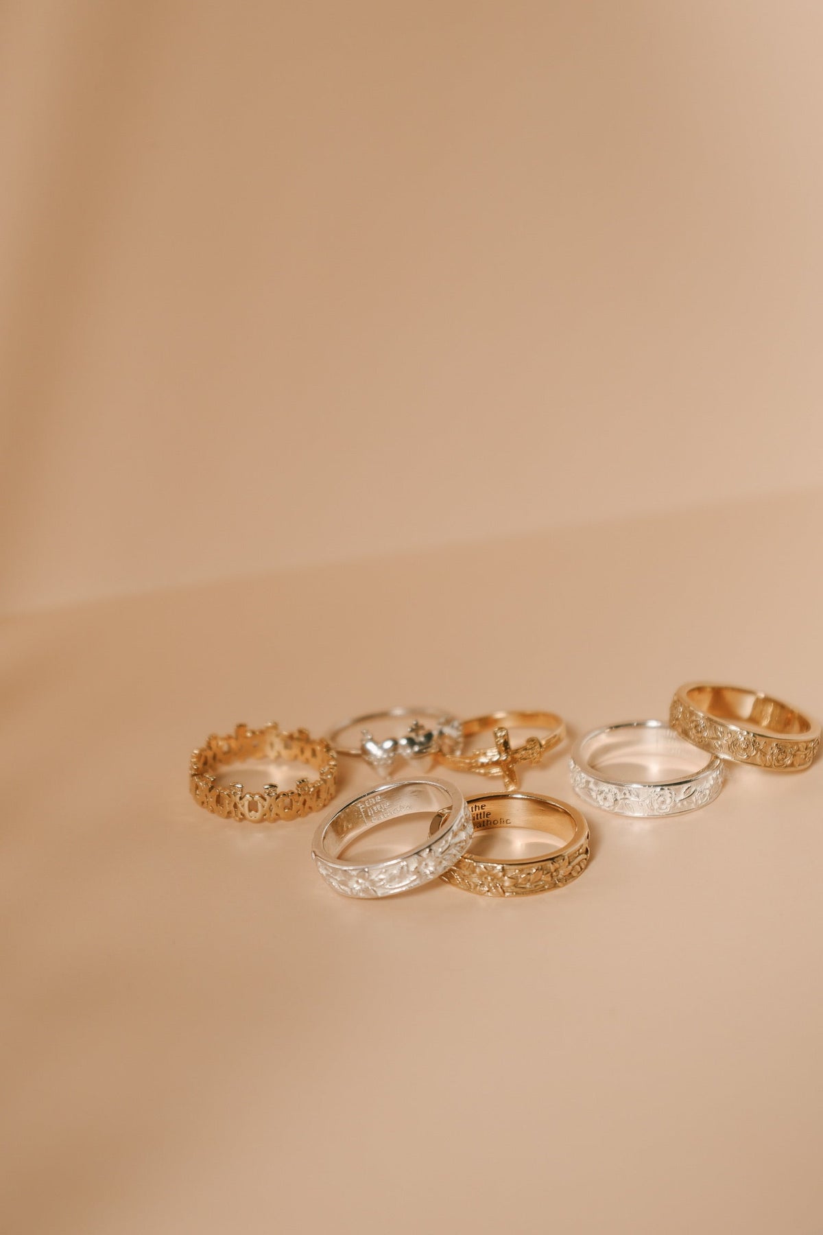 San Damiano Ring in Gold Vermeil