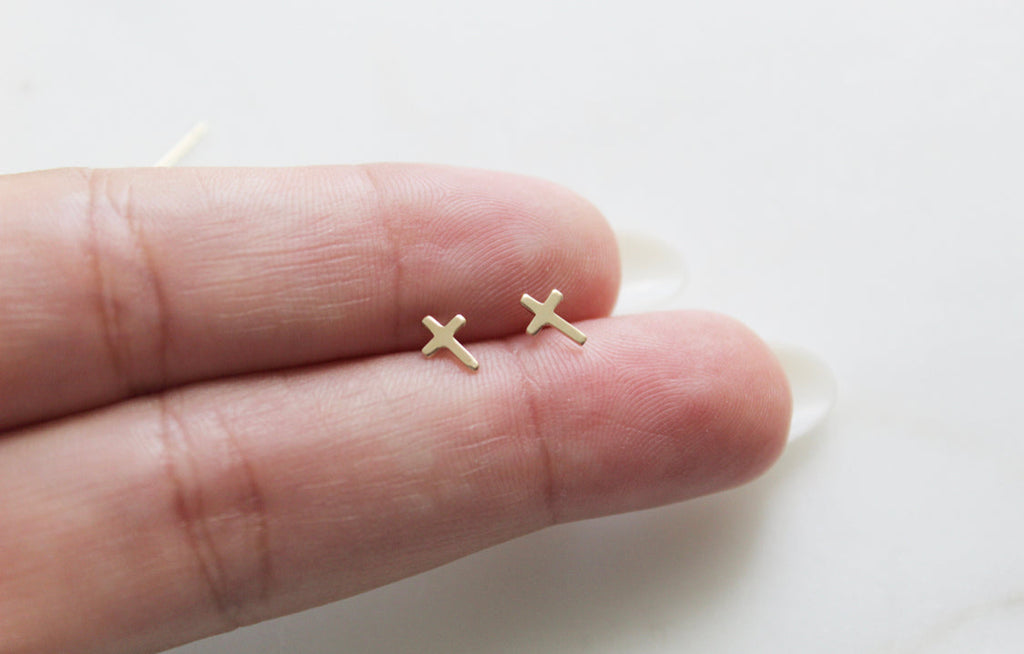 Cross Studs