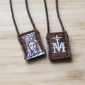 Our Lady of Mt. Carmel Premium Mini Brown Scapular