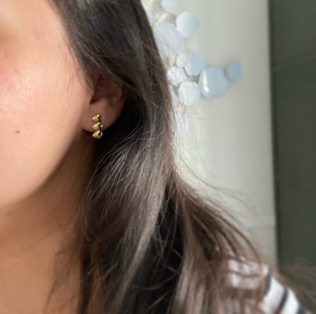 Holy Family Hearts® Earrings in 14K