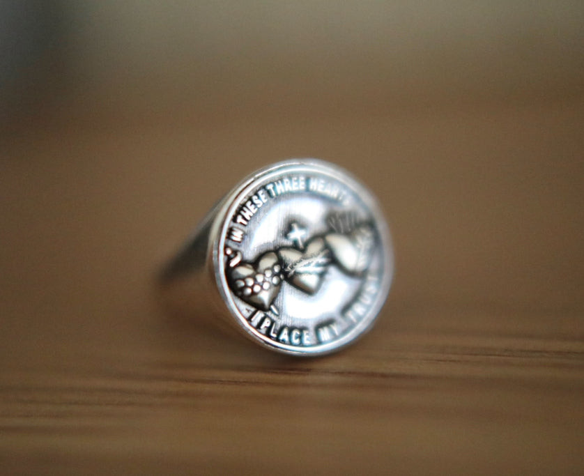 Holy Family Hearts® Signet Ring