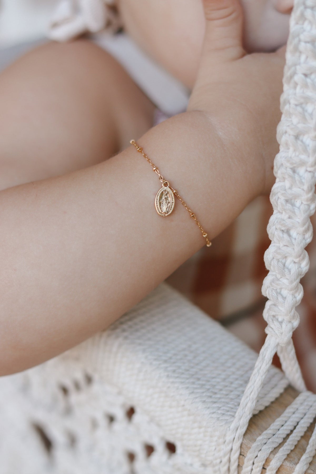 Little Miraculous Medal Bracelet