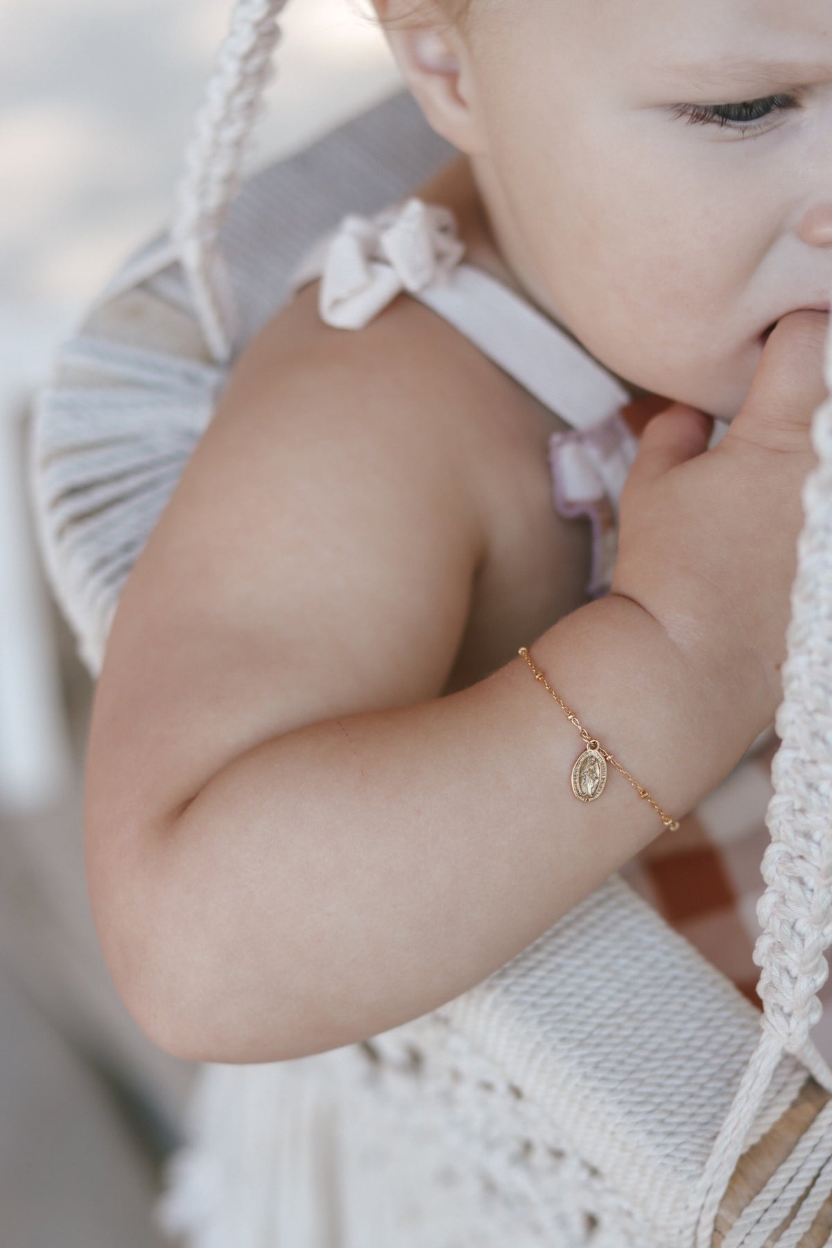 Little Miraculous Medal Bracelet