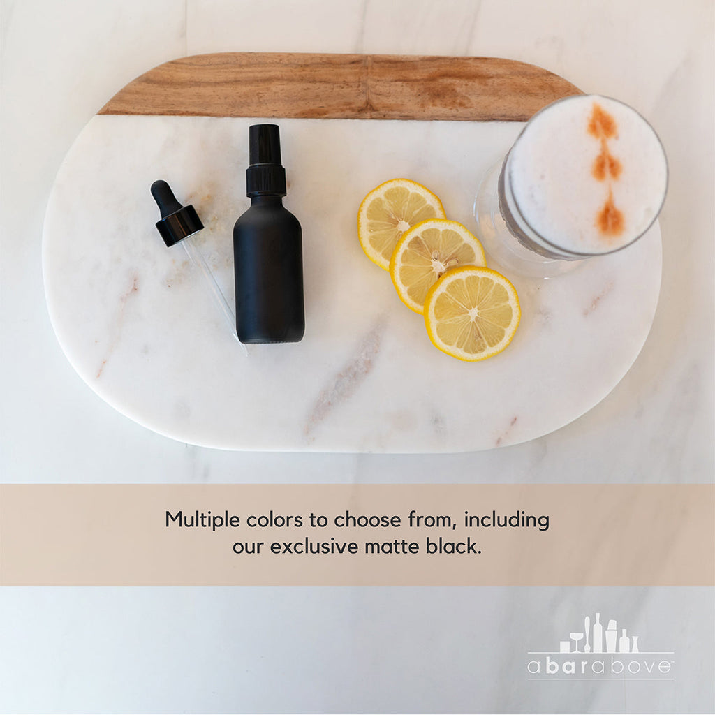 Atomizer & Eye Dropper Bottle Set - Black