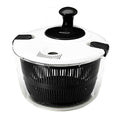 Brentwood 5 Quart Salad Spinner in Black with Serving Bowl