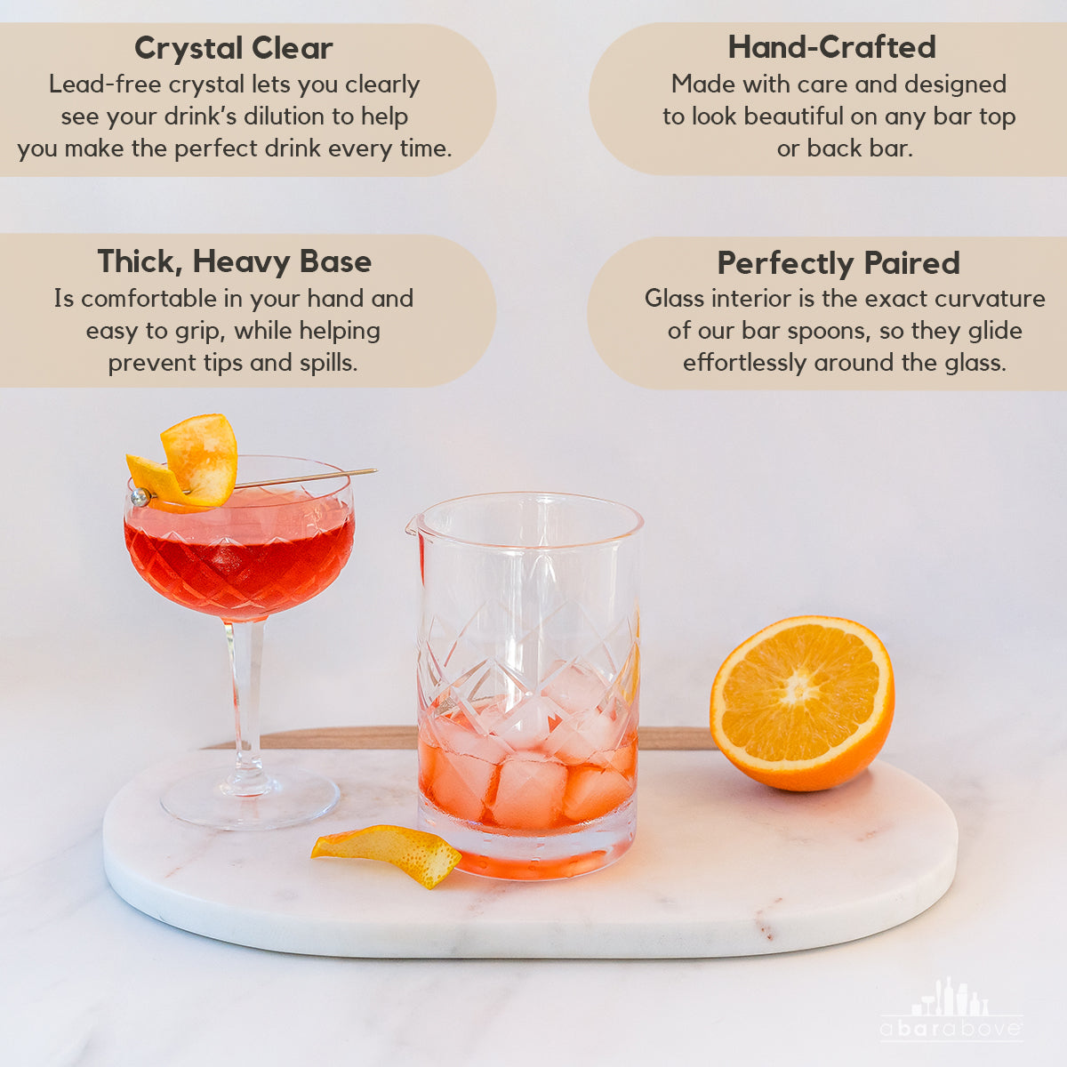 Cocktail Mixing Glass - Classic Design