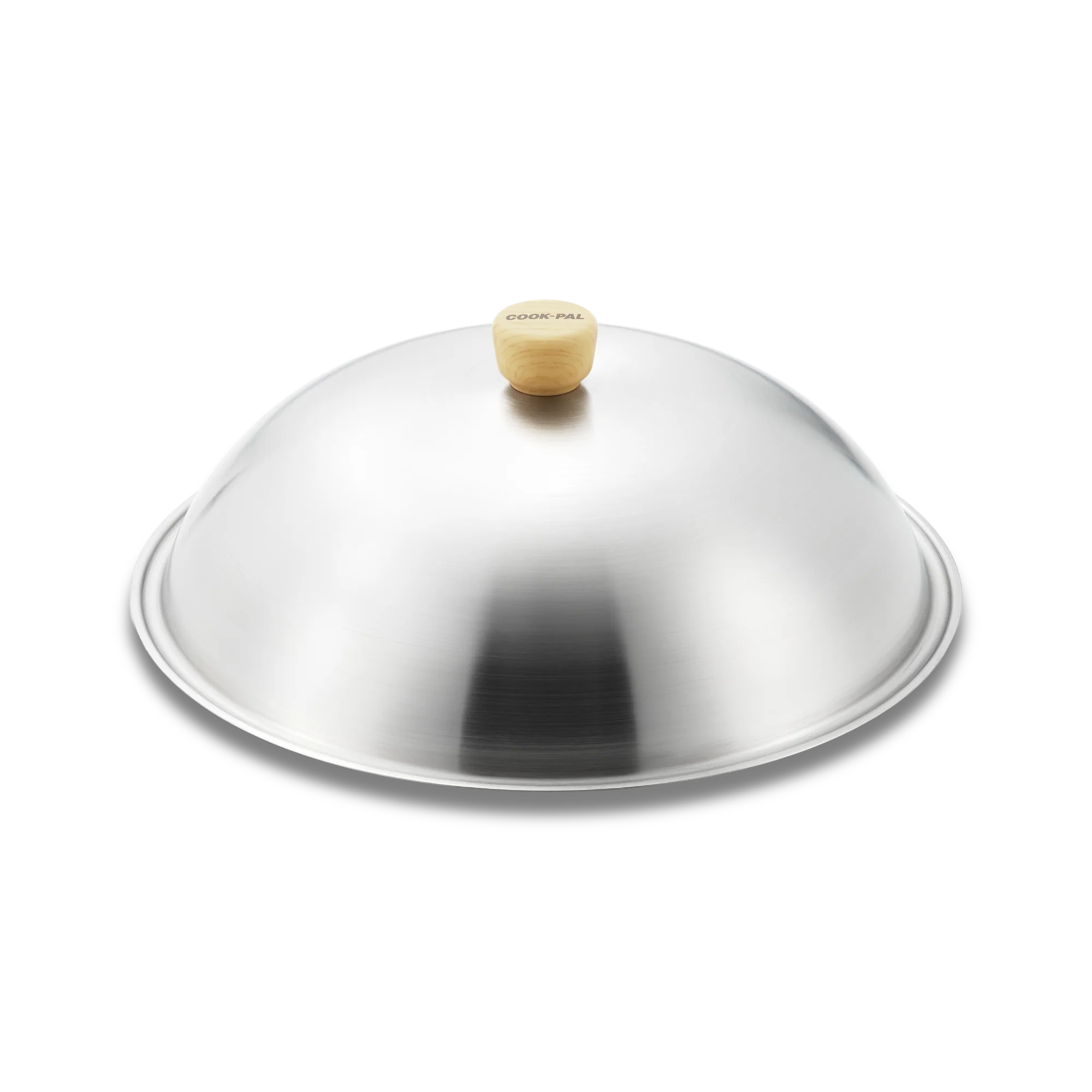Yoshikawa 36cm Carbon Steel Wok with Stainless Steel Lid – Japan