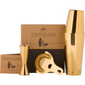 4-Piece Cocktail Shaker Set - Gold
