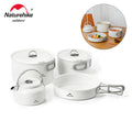 NNEOBA Camping Cookware Set – Ceramic Non-Stick Pots, Pan & Kettle Kit