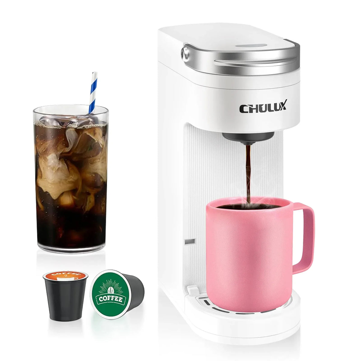Cafe K- CUP Drip Coffee Maker Capsule Electric Travel Capsule Coffee Machine Ground Coffee Italian