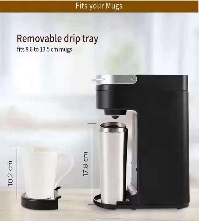 Cafe K- CUP Drip Coffee Maker Capsule Electric Travel Capsule Coffee Machine Ground Coffee Italian