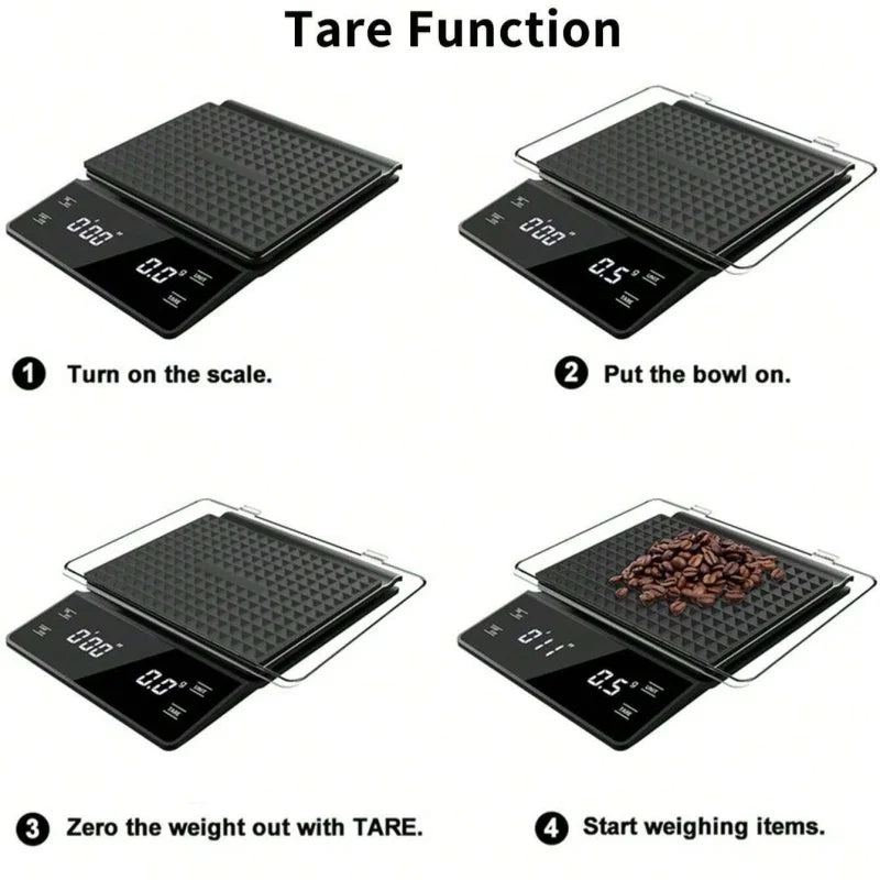 Auto Timer Coffee Scale 0.1g