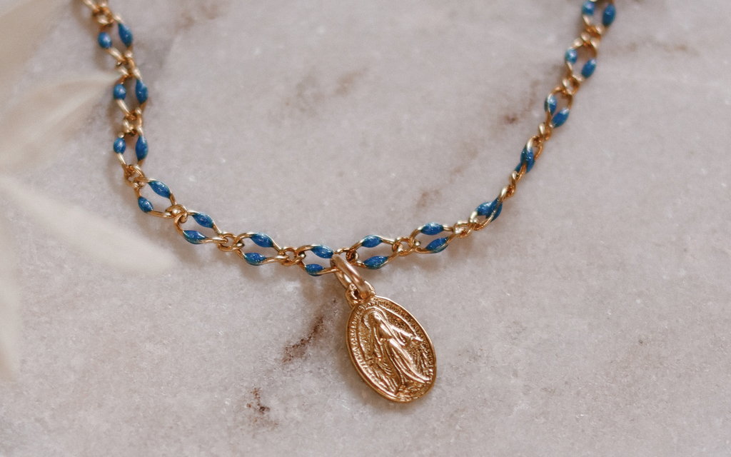 Mary’s Grotto Miraculous Medal Bracelet