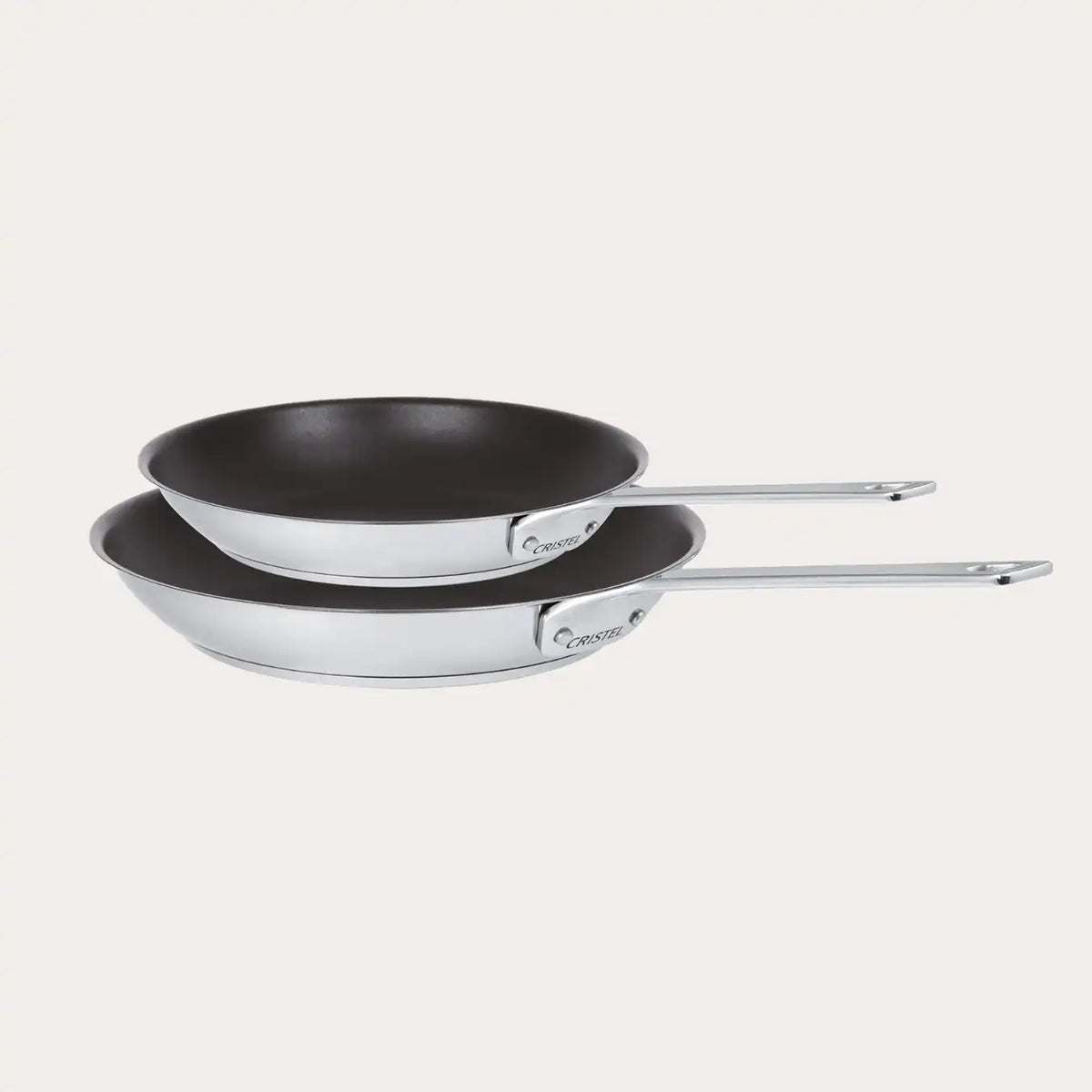 CRISTEL® 2 non-stick Frying pans Set