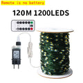 120M Outdoor LED String Lights Fairy - Warm White | Waterproof Copper Wire