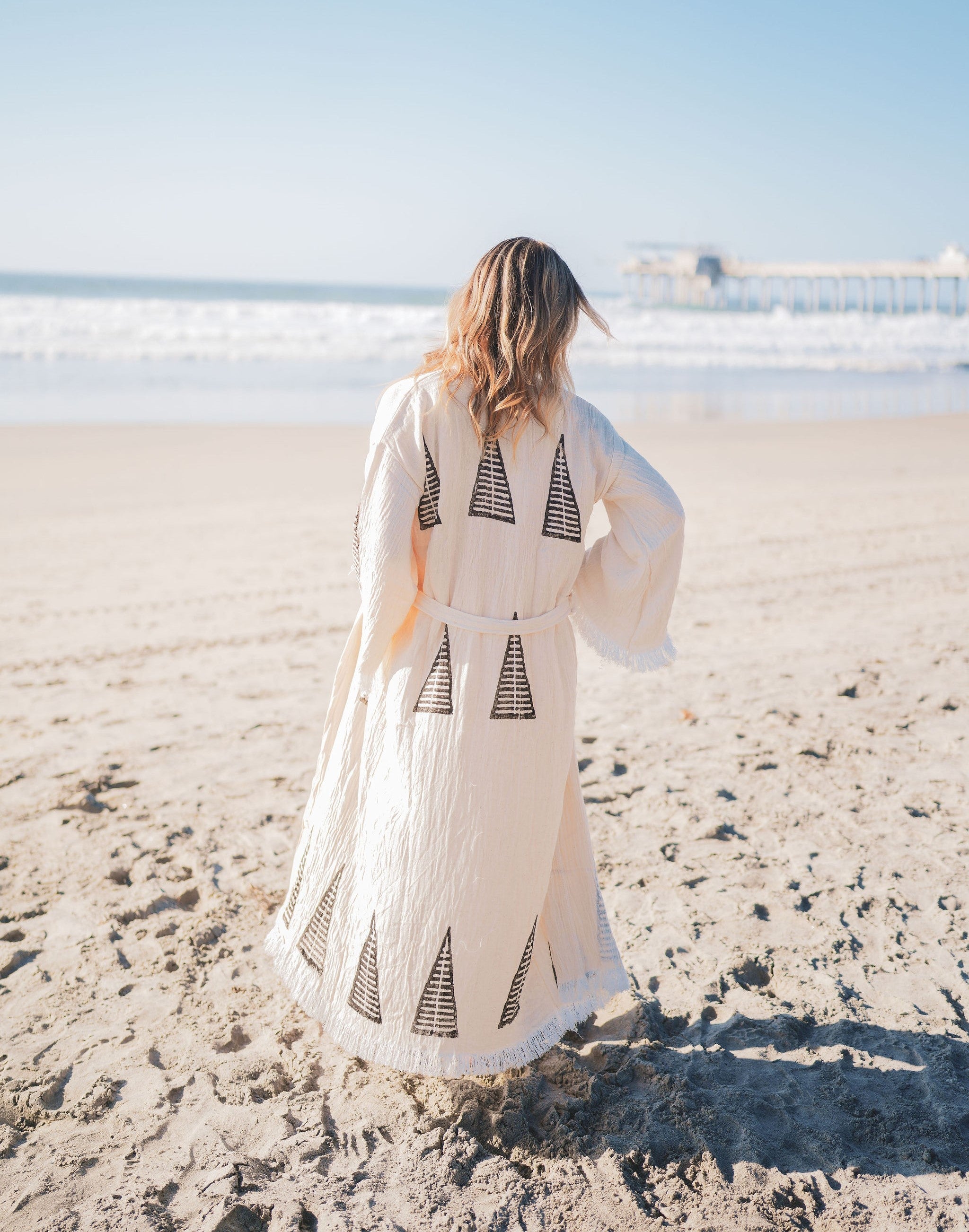 Turkish Cotton Muslin Kimono Robe – 100% Turkish Cotton Muslin Unisex Kimono Bathrobe (One Size)