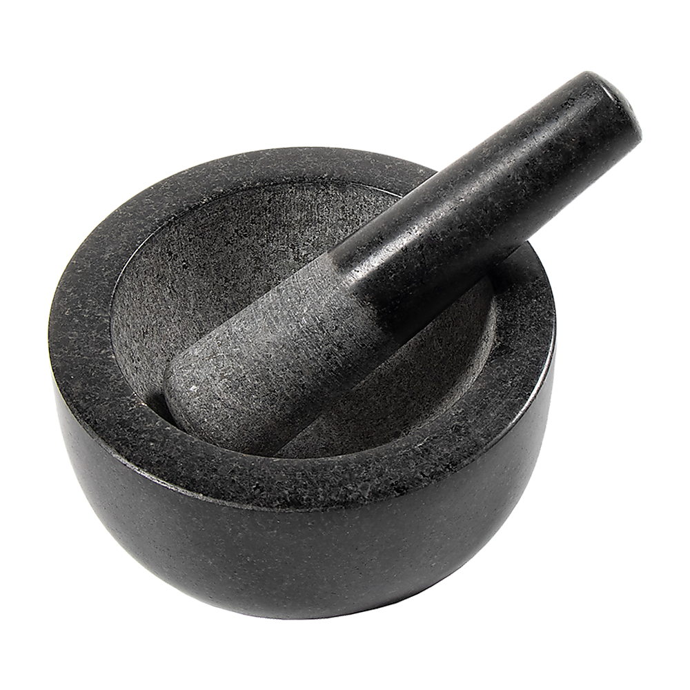 NNEDSZ Large Pestle and Mortar Set Durable Granite Stone Spice & Herb Crusher