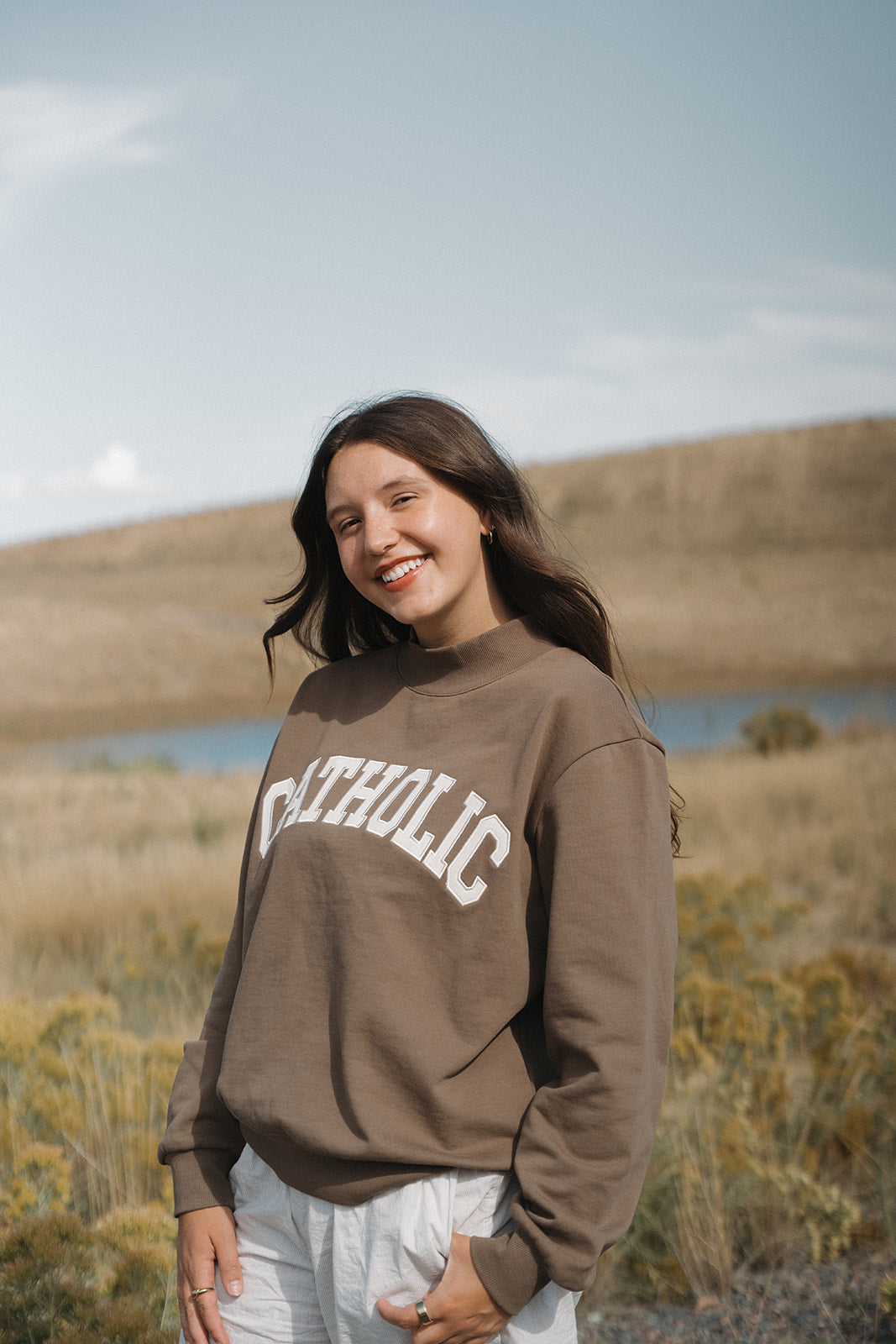 Catholic Varsity Mockneck Sweatshirt