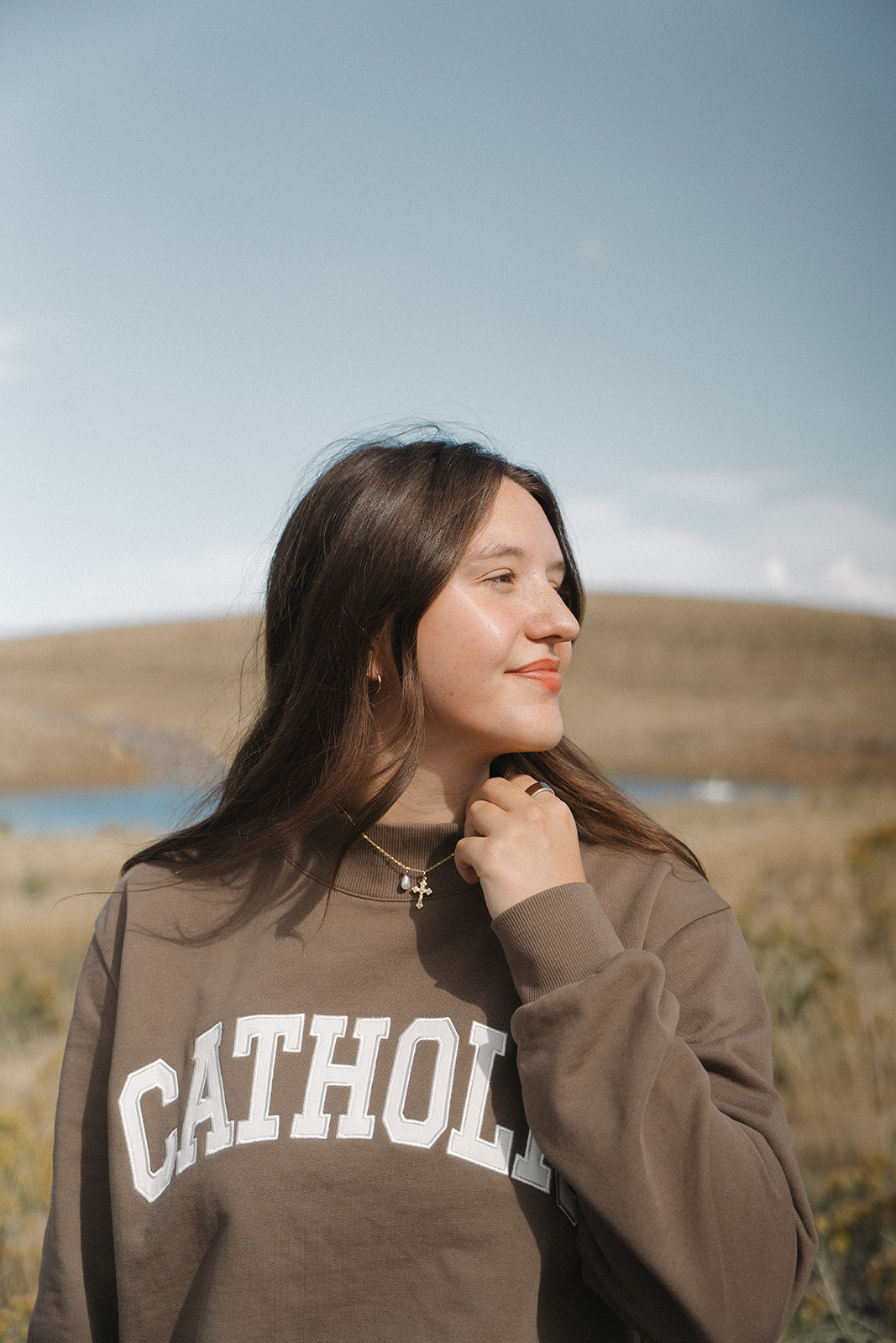 Catholic Varsity Mockneck Sweatshirt