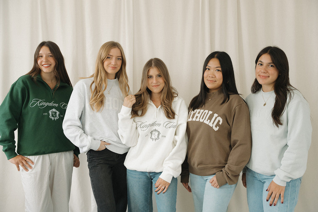 Catholic Varsity Mockneck Sweatshirt