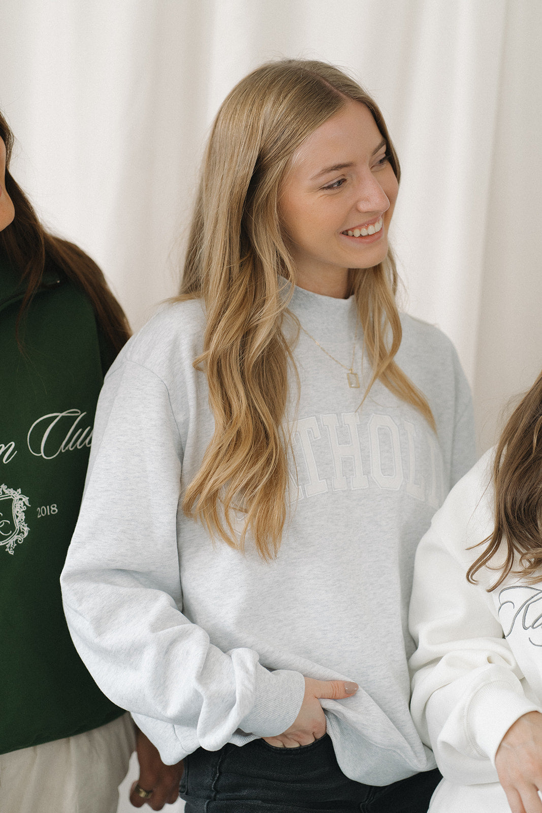 Catholic Varsity Mockneck Sweatshirt