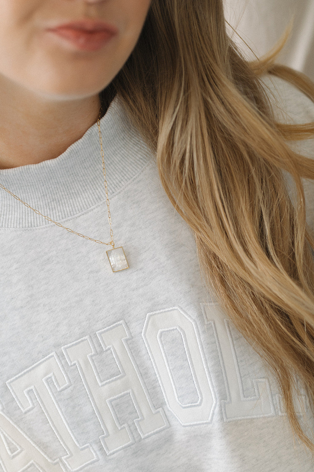 Catholic Varsity Mockneck Sweatshirt