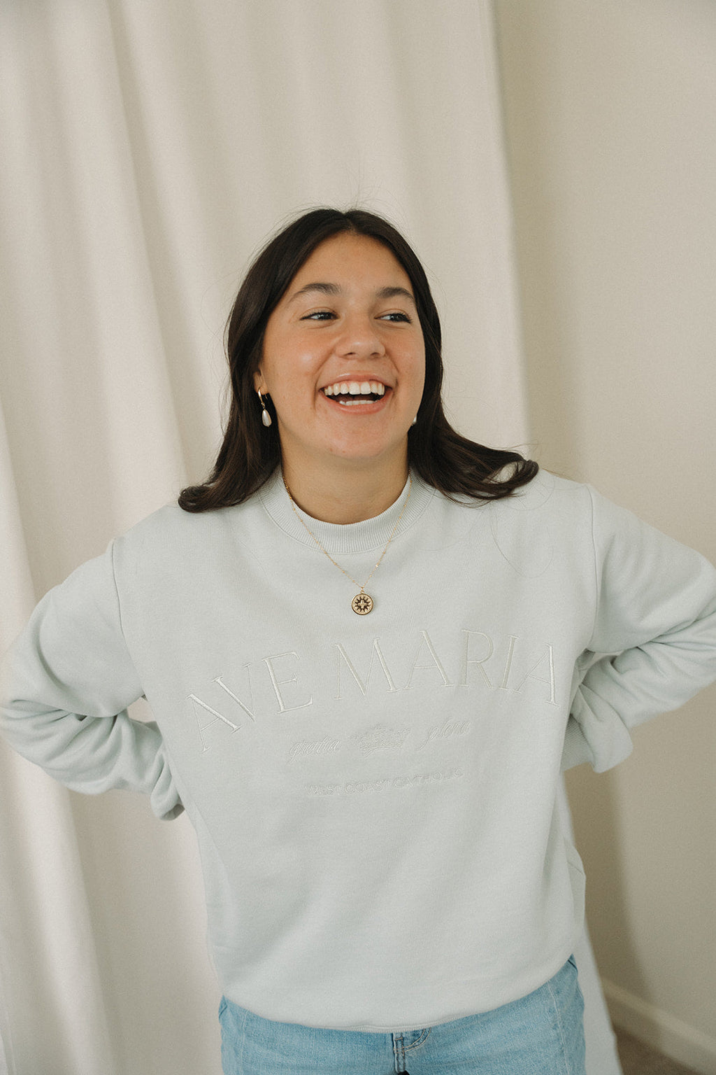 Ave Maria Crewneck Sweatshirt