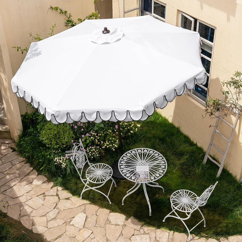 NineFoot Patio Umbrella AutomaticCrank System Outdoors