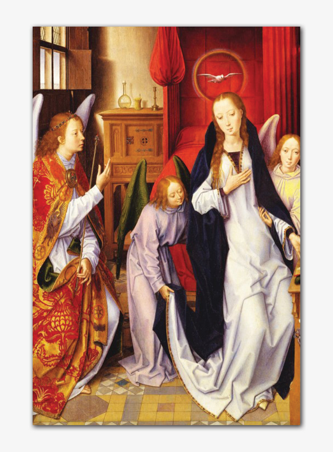 The Annunciation Painting on Stretched Canvas - Medium