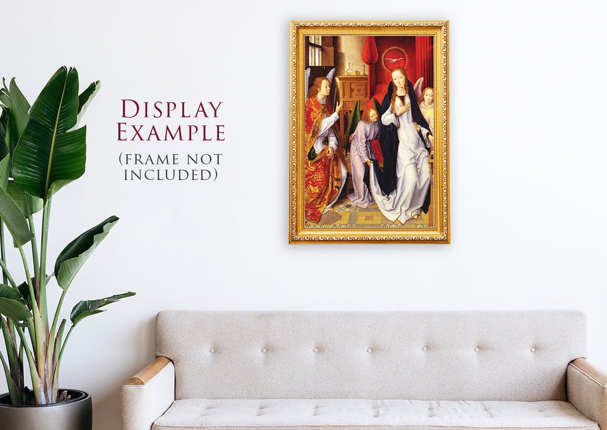 The Annunciation Painting on Stretched Canvas - Small
