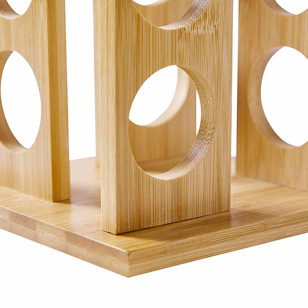Bamboo spice rack, 16 pcs