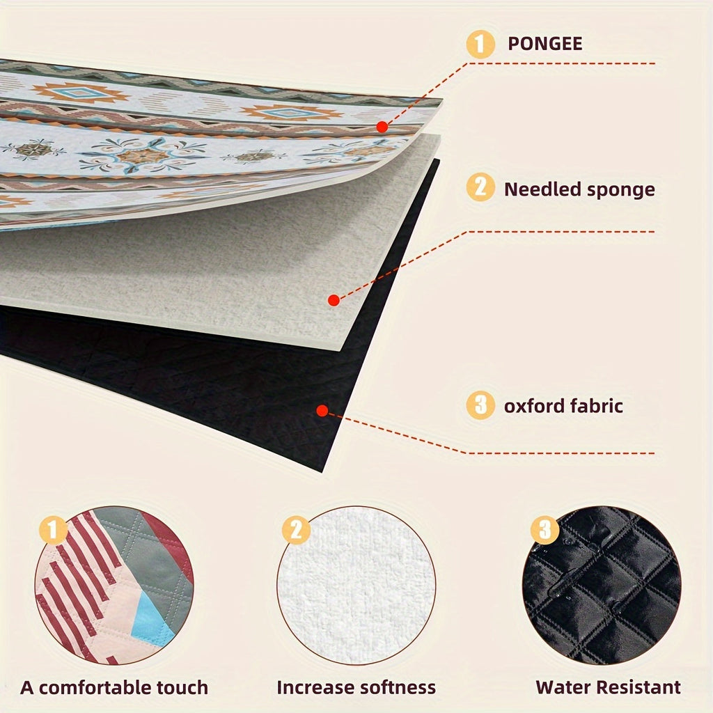Outdoor Camping Blanket Waffle Weave Picnic Mat