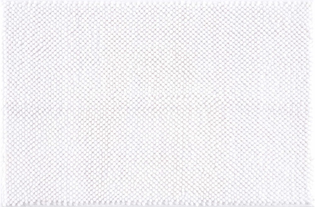 Washable Bath Mat, White