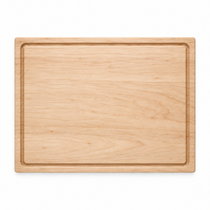 20" × 15" Thick Flat Grain Cutting Board