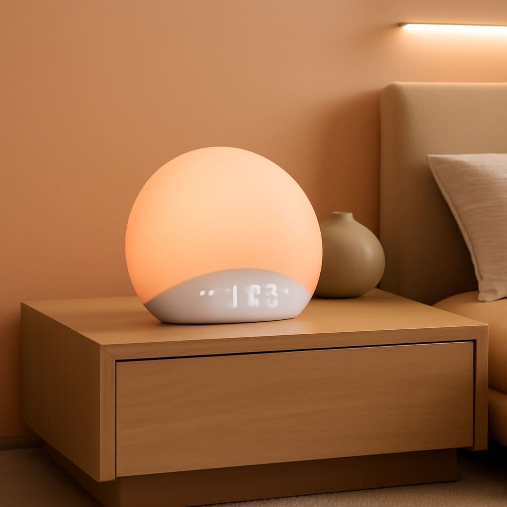 Sunrise Alarm Clock With Dimmable Night Light And White Noise