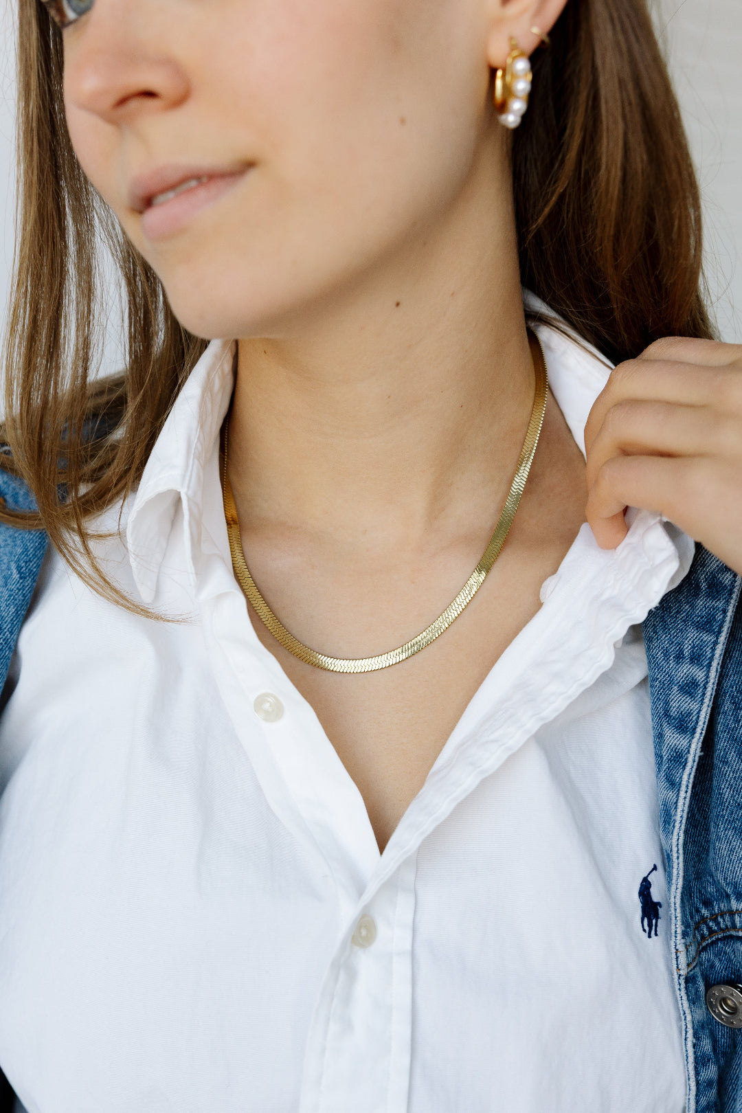 Herringbone Slink Necklace