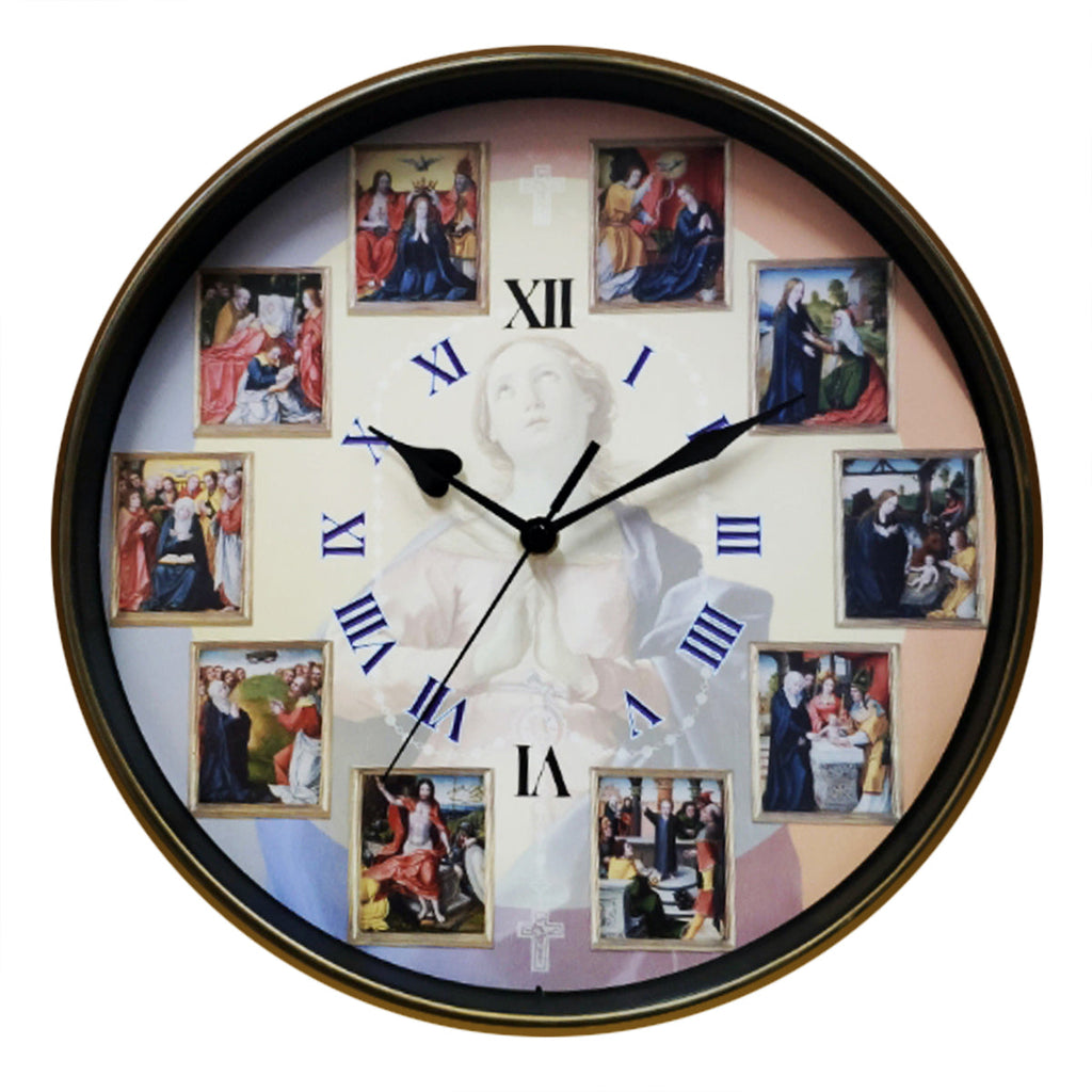 Rosary Prayer Clock - Joyful and Glorious Mysteries - Buy 1 Get 1 Free