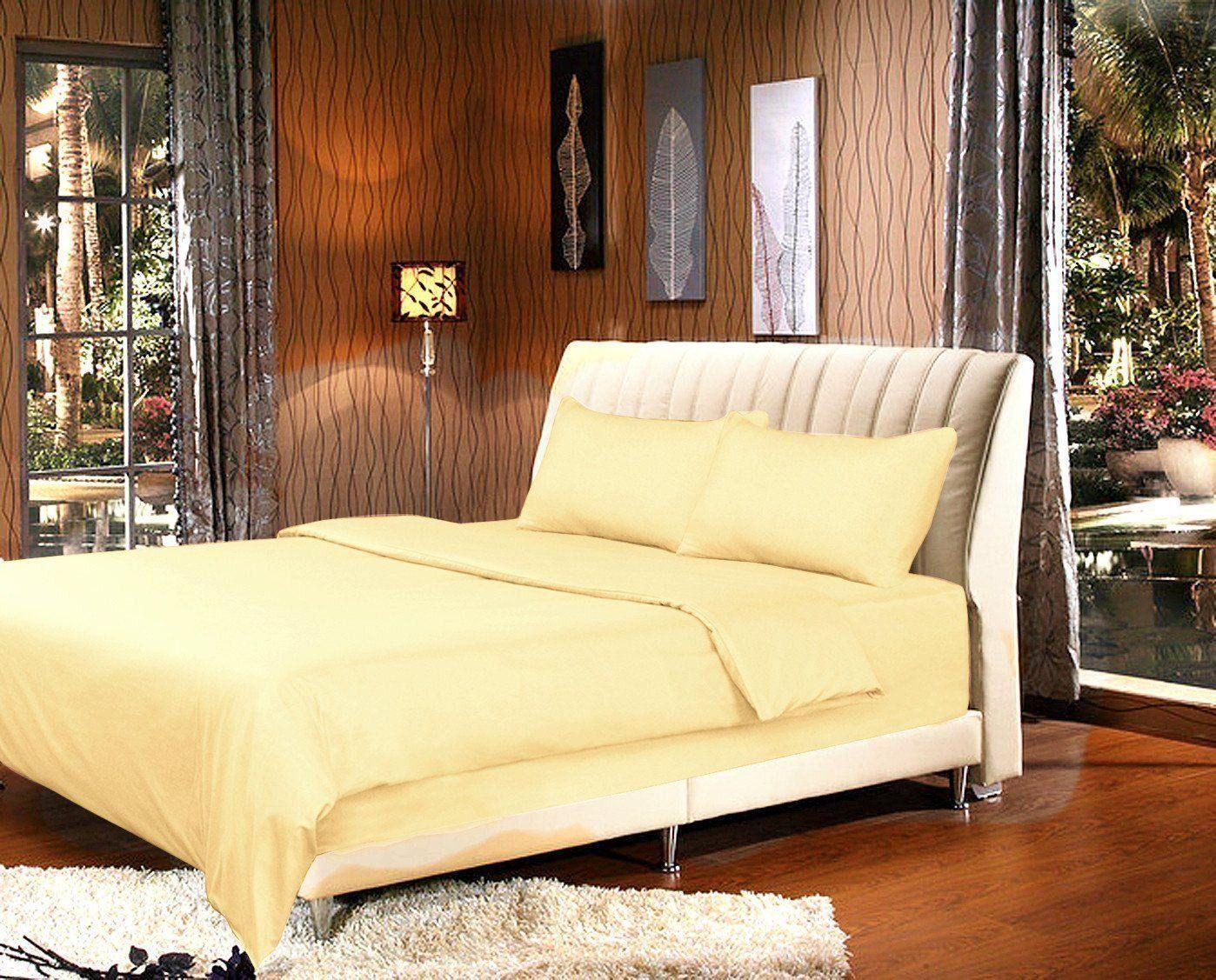 Tache Sunny Yellow Duvet Cover Set