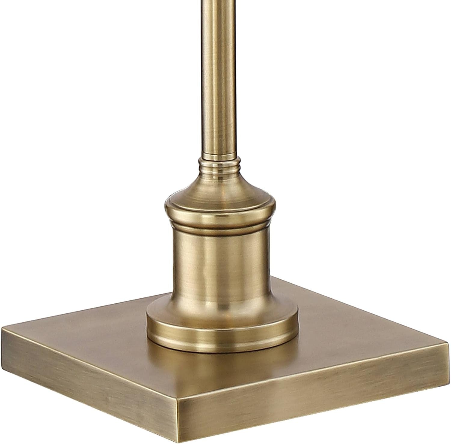 Aged Brass Adjustable Floor Lamp Swingarm Industrial