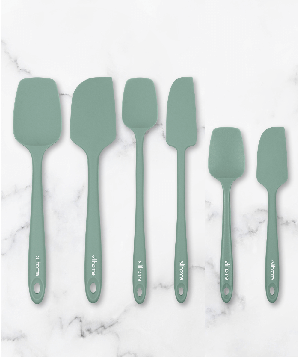 Elihome 6 Piece Silicone Spatula Set