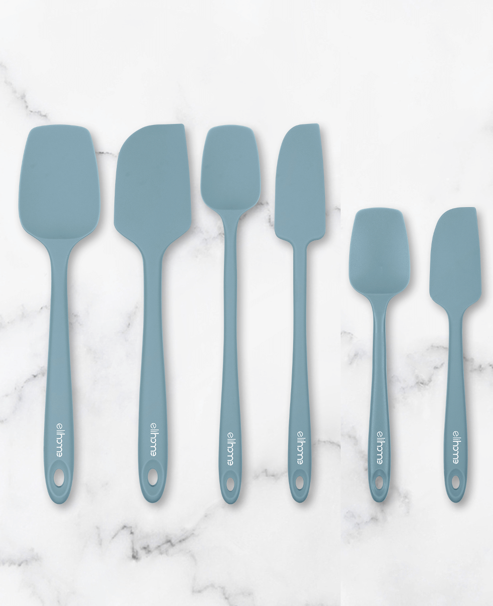 Elihome 6 Piece Silicone Spatula Set