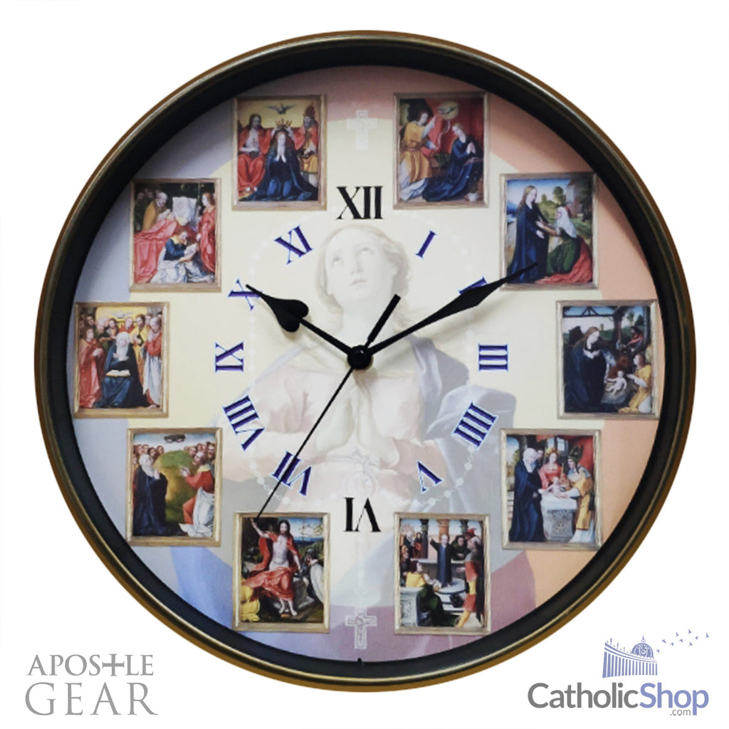 Rosary Prayer Clock - Joyful and Glorious Mysteries - Buy 1 Get 1 Free