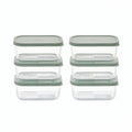 Container Culture 12-Piece Airtight Glass Food Storage Containers with Lids, 6 x 25.4oz - Soft Sage