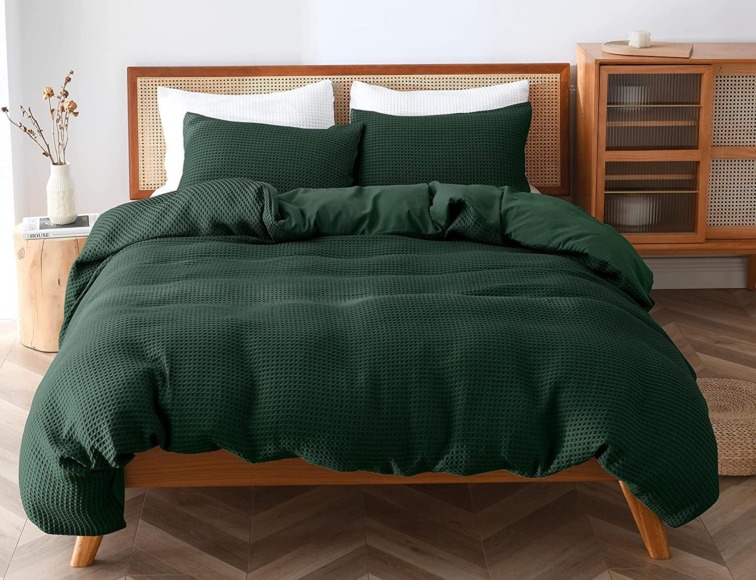 Waffle Weave Pure Cotton Duvet Cover Sets